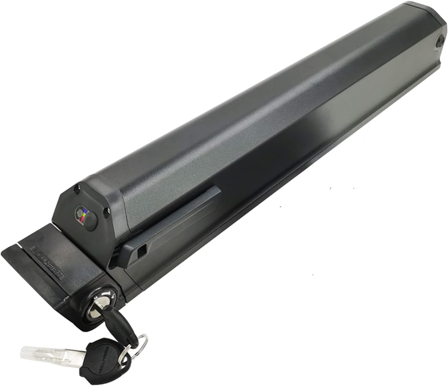 36V 17.5Ah 630Wh Reention Dorado pro case Ebike Battery Side Open Electric Bike Lithium Ion Batteries wih USB Port Replacement for EUNORAU UHVO/Torque Bike Length 460mm