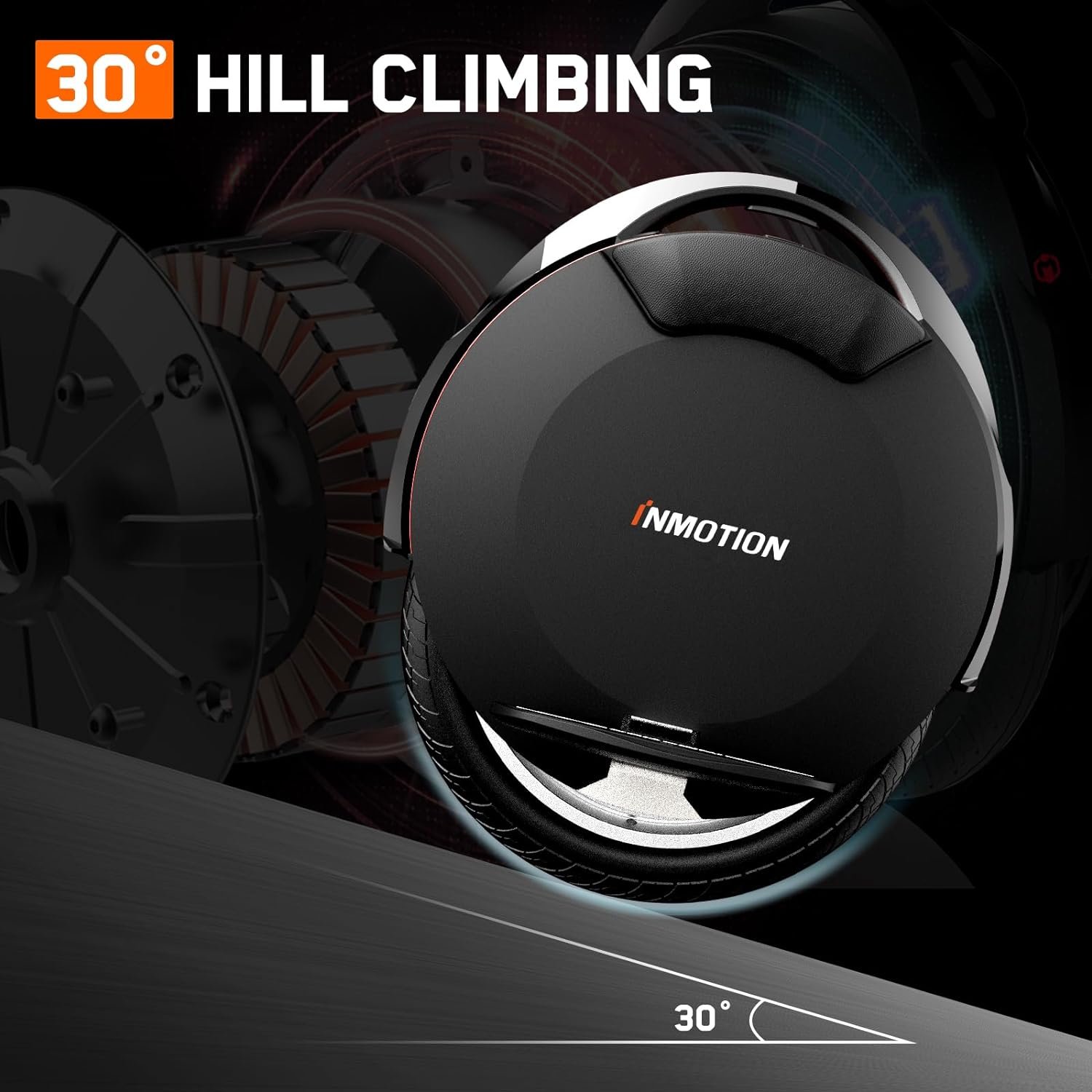 I INMOTION V8S Electric Unicycle with Protective Cover
