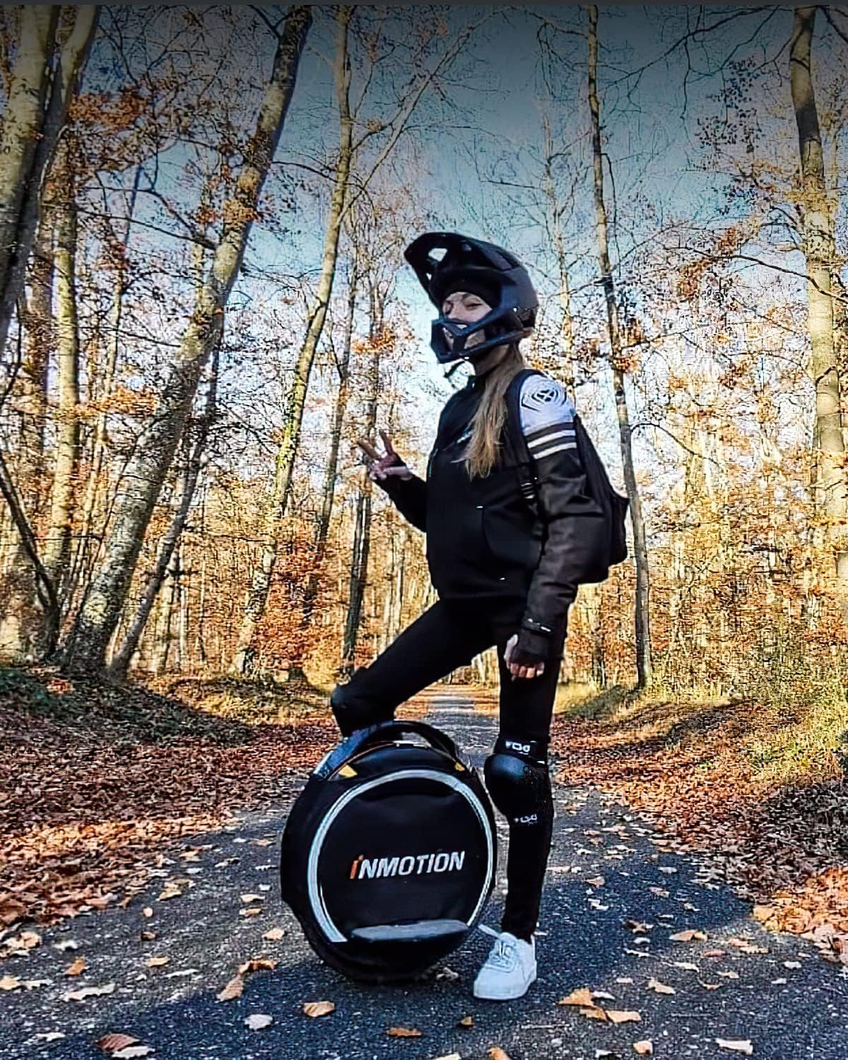 I INMOTION V8S Electric Unicycle with Protective Cover