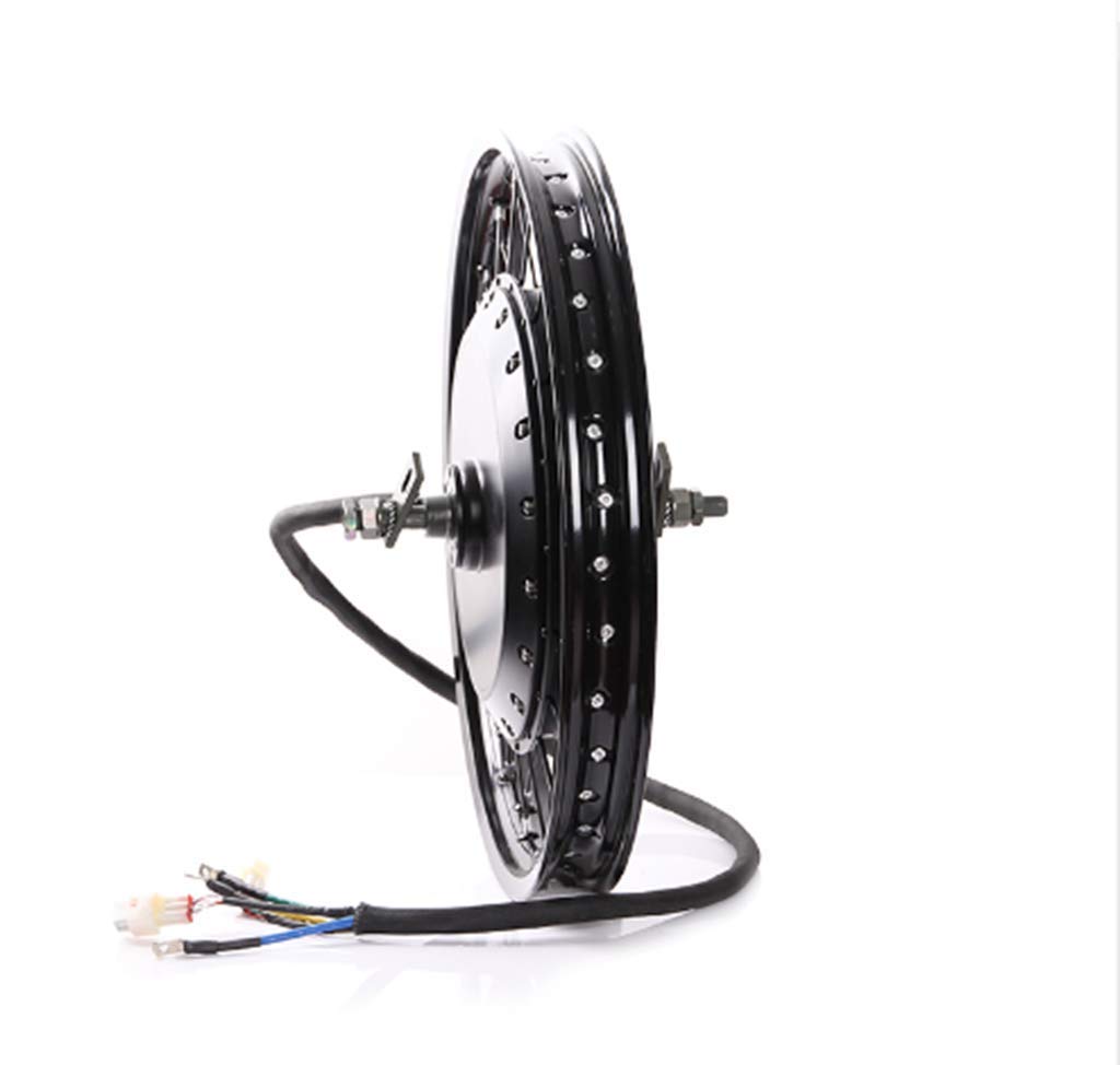 QS V3 273 8KW Peak hub Motor Wheel Mounted with 19-1.85 ”Motorcycle Rim and 2.75-19 offload tire