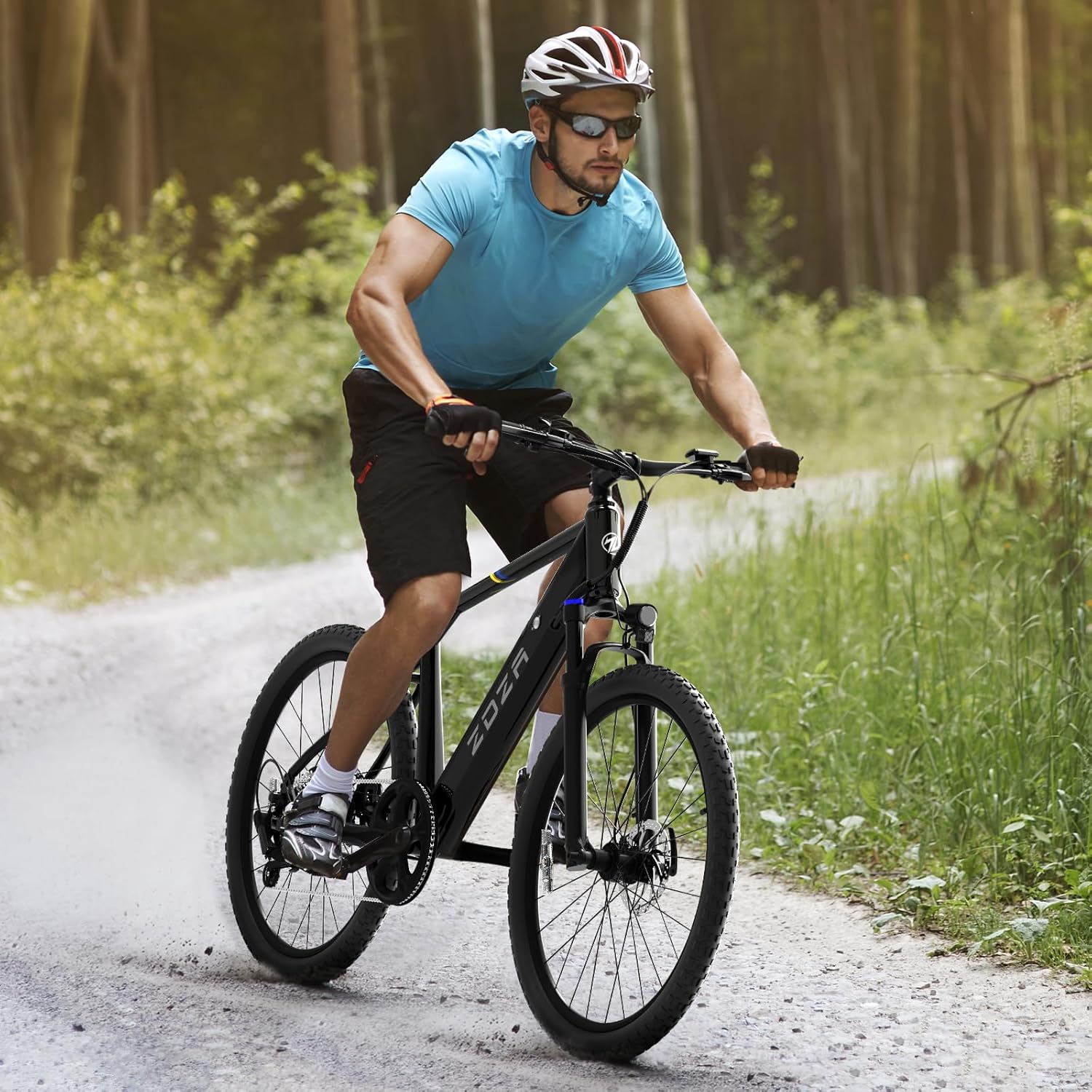 Electric Bike, 1000W Peak Motor, 26” Electric Mountain Bike, 375Wh Removable Battery, 40 Miles Range  20 Mph Step-Over Ebike for Adults, Electric Bicycle for Commute, 7 Speed