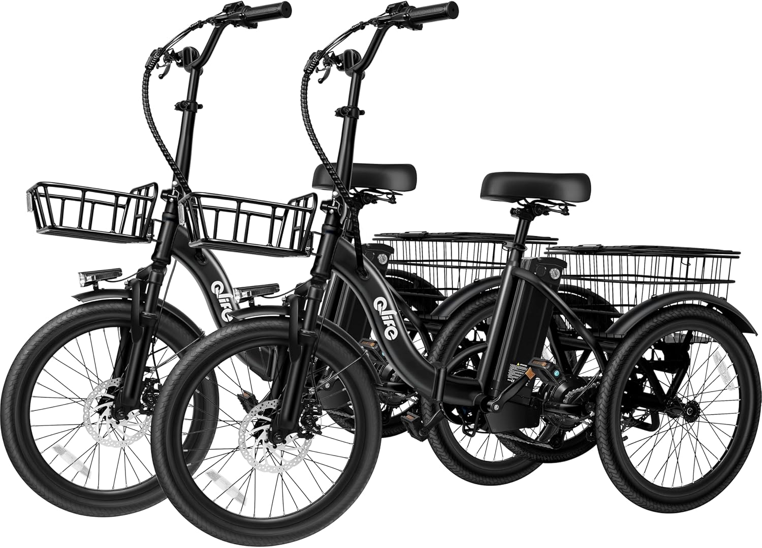 Qlife Triker Electric Bike, Peak 750W Brushless Motor Folding Trike Ebike, 468Wh Removable Battery, Step-Thru 3 Wheel Electric Bicycle, Up to 50 Miles, 20 Tire Tricycle for Adults Qlife Triker Electric Bike, Peak 750W Brushless Motor Folding Trike Ebike, 468Wh Removable Battery, Step-Thru 3 Wheel Electric Bicycle, Up to 50 Miles, 20 Tire Tricycle for Adults