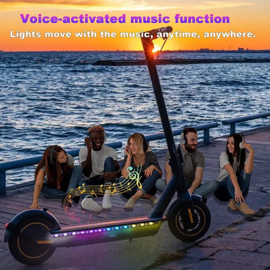 2 Strip Electric LED Bicycle Scooter Lights Night Cycling Colorful Lamp Waterproof Safety Skateboard Scooter Lights