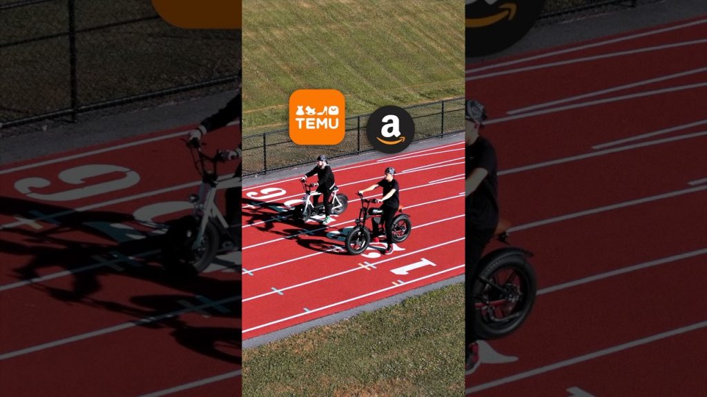 TEMU vs Amazon Electric Bike Drag Race