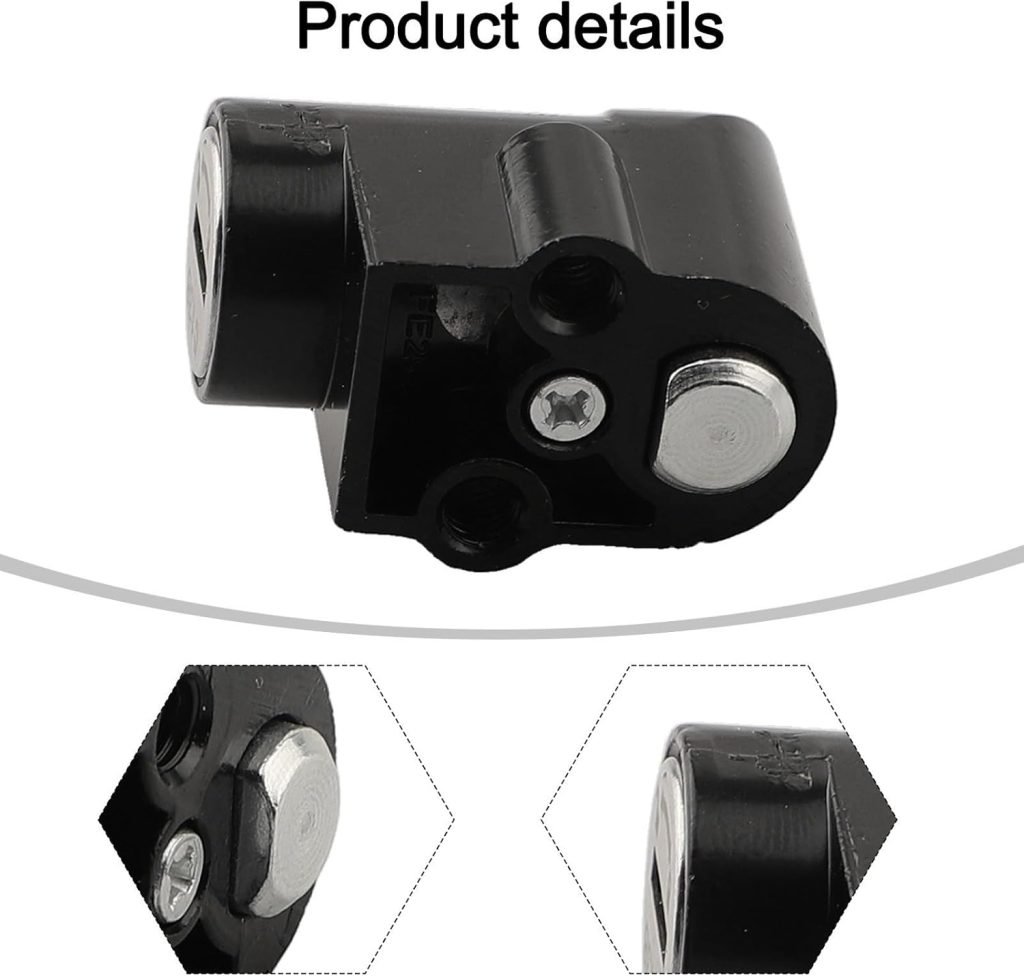 Electric Bike Battery Lock for Super 73 for Polly E-Bike Accessories, Electric Bicycle Ignition On-Off Key Switch, Aluminum Alloy Battery Case Lock, 12Mm /19Mm Fitting Diameter