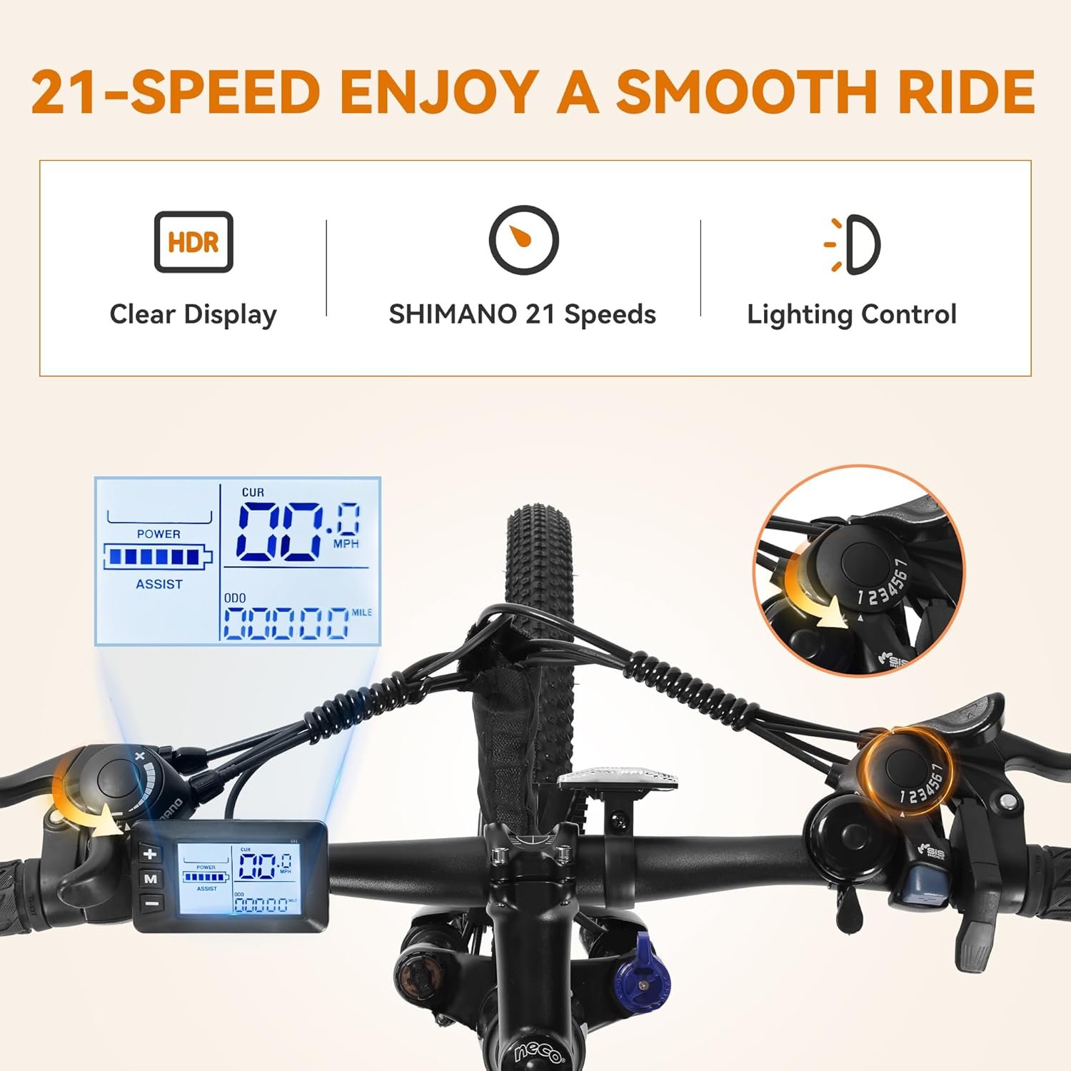 ACTBEST Apex Electric Bike for Adults, 1000W Peak Electric Mountain Bike, 22MPH Top Speed, Max Range 55+ Miles, 48V Removable Battery, 21-Speed Lightweight E-Bike, Black Classic