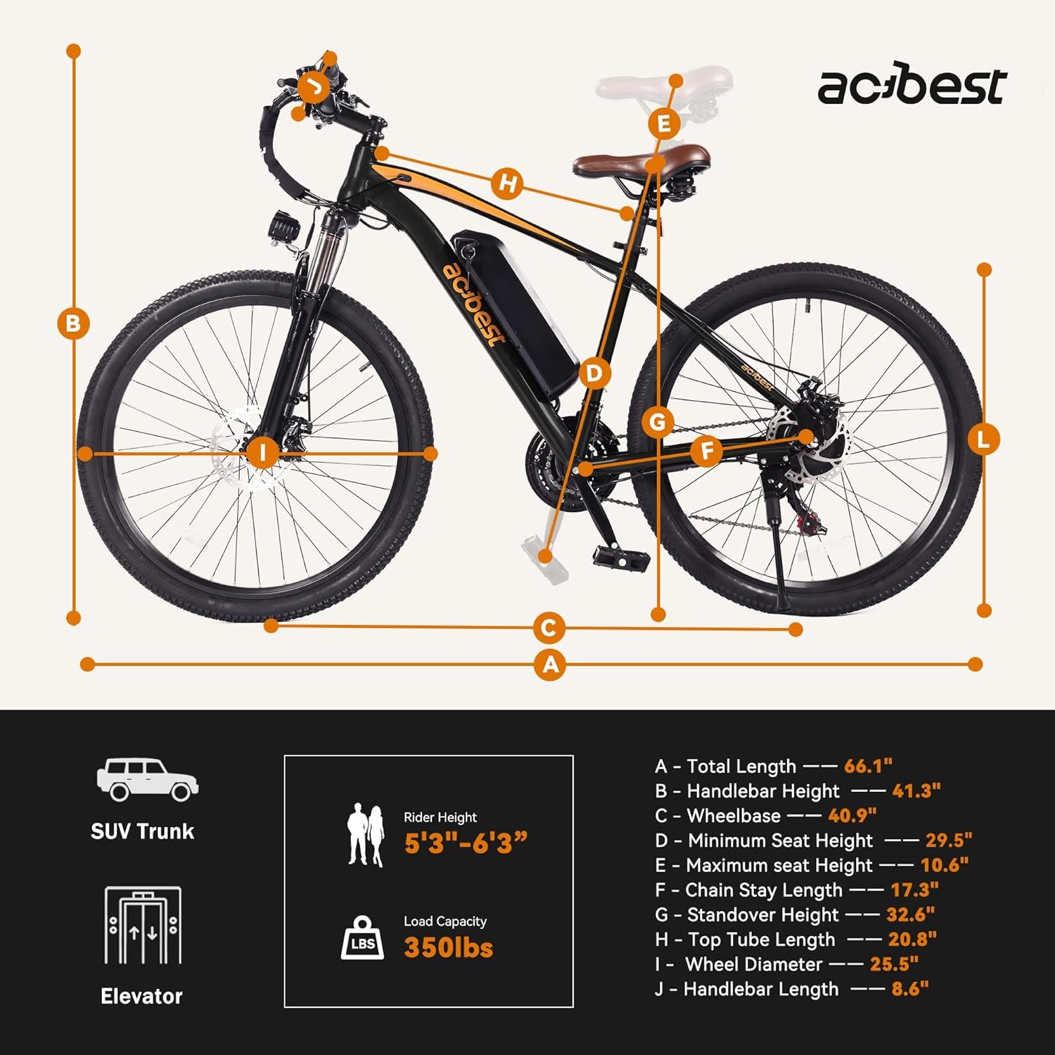 ACTBEST Apex Electric Bike for Adults, 1000W Peak Electric Mountain Bike, 22MPH Top Speed, Max Range 55+ Miles, 48V Removable Battery, 21-Speed Lightweight E-Bike, Black Classic
