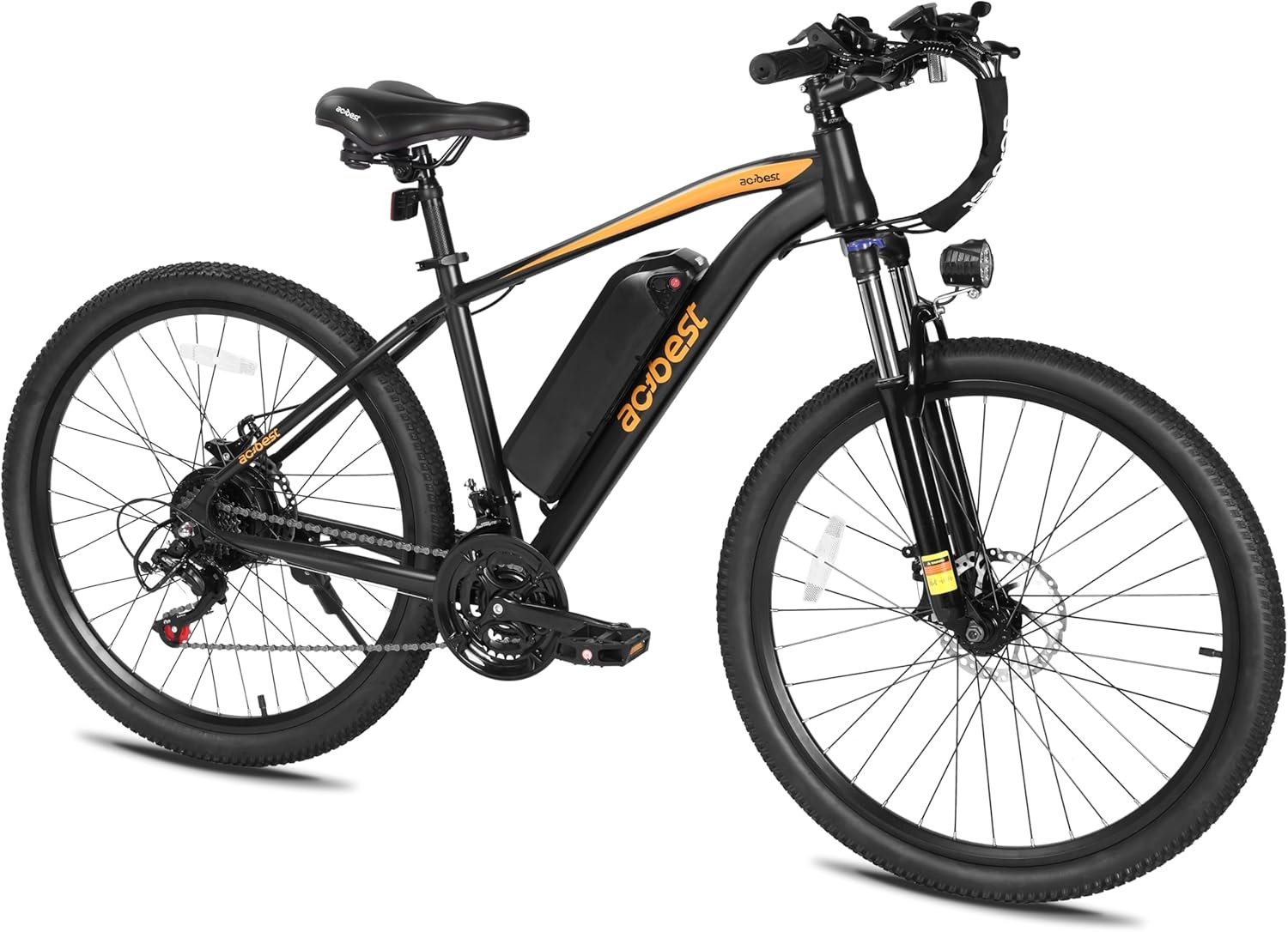 ACTBEST Apex Electric Bike for Adults, 1000W Peak Electric Mountain Bike, 22MPH Top Speed, Max Range 55+ Miles, 48V Removable Battery, 21-Speed Lightweight E-Bike, Black Classic