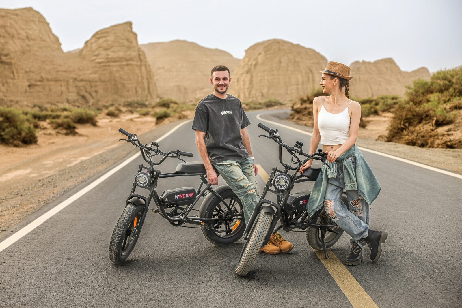 Windone S14/S16 Electric Bike for Adults, Max/22 MPH Speed/50 Miles Range (PAS), 500W/750W Peak Motor, Foldable, Lightweight, Shock Absorbers, UL2849 Certified Ebike